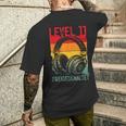 11 Geburtstag Jungenideo Gamer Level 11 Unlocked Jungs T-Shirt mit Rückendruck Geschenke für Ihn