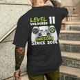 11 Year Old Bday Decorations Son Boy 11Yr 2014 11Th Birthday Men's T-shirt Back Print Gifts for Him