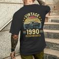1990 Muscle Car Limited Edition Men's T-shirt Back Print Gifts for Him