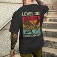 30Th Birthday Man Decorative Gamer Gamer Gamer For 30 Years Man T-Shirt mit Rückendruck Geschenke für Ihn