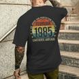 40Th Birthday February 1985 40 Years T-Shirt mit Rückendruck Geschenke für Ihn