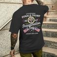 47Th President Donald Trump Housewarming Day Graphic T-Shirt mit Rückendruck Geschenke für Ihn