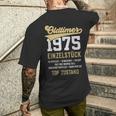 48 Jahre Oldtimer 1975Intage 48Th Birthday T-Shirt mit Rückendruck Geschenke für Ihn