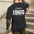 58 Jahreintage 1965 Limited Edition 58Th Birthday T-Shirt mit Rückendruck Geschenke für Ihn