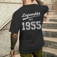 68Th Birthday 1955 Legendary Since 1955 intage 55 T-Shirt mit Rückendruck Geschenke für Ihn