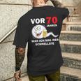 70Th Birthday Man 70 Years Decoration 70S 70Th Birthday T-Shirt mit Rückendruck Geschenke für Ihn