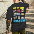 80S Retro Party Fancy Dress Cassette I Love The 90S T-Shirt mit Rückendruck Geschenke für Ihn