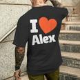 Alex Nom Alexandra Cadeau Prénom T-shirt imprimé au dos Cadeaux pour lui