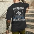 Algunos Abuelos Jugar Bingo Real Grandpas Jugar Boxeo Camiseta Hombre Estampado Espalda Regalos para él