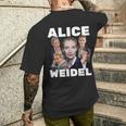 Alice Weidel Fan Merch T-Shirt mit Rückendruck Geschenke für Ihn