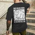 Aon Us Beiden Ist Klüger Als Du Ironie Statement Fun T-Shirt mit Rückendruck Geschenke für Ihn