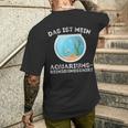 My Aquarium Cleaning Aquarium Fish T-Shirt mit Rückendruck Geschenke für Ihn