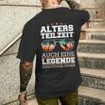 Atz Altersteilzeit Auch Eine Legende Muss Einmal Gehen T-Shirt mit Rückendruck Geschenke für Ihn