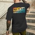 Autism Awareness Periodic Table Camiseta Hombre Estampado Espalda Regalos para él