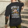 Azubi Ausbildung Bestandene Gesellenprüfung Geselle 2025 T-Shirt mit Rückendruck Geschenke für Ihn