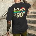 Back To The 90S 90S Outfit Costume Carnival Fancy Dress T-Shirt mit Rückendruck Geschenke für Ihn