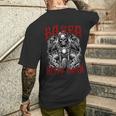 Bad Old Man Motorcycle Rider Biker T-Shirt mit Rückendruck Geschenke für Ihn