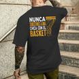 Baloncesto Una Chica Con El Basket Divertido Basketball Camiseta Hombre Estampado Espalda Regalos para él