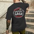 Baseball Gaga Proud Gaga Of A Baseball Player Gaga Men's T-shirt Back Print Gifts for Him