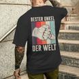 With Bester Onkel Der Welt T-Shirt mit Rückendruck Geschenke für Ihn