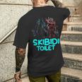 Birthday Boy For Children Adults Lovers Skibidi Toilet T-Shirt mit Rückendruck Geschenke für Ihn