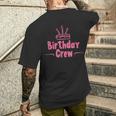 Birthday Crew T-Shirt mit Rückendruck Geschenke für Ihn