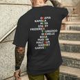 Black History Month Leaders Black History Month Men's T-shirt Back Print Gifts for Him
