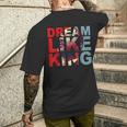 Black History Month Martin Have Dream Luther King Day Men's T-shirt Back Print Gifts for Him