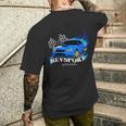 Blue WrxSti S T-Shirt mit Rückendruck Geschenke für Ihn