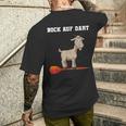 Bock Auf Dart Darts Dart Player T-Shirt mit Rückendruck Geschenke für Ihn