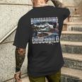 Bombardino Crocodilo Men's T-shirt Back Print Gifts for Him