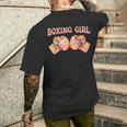 Boxeo Puching Ball Sparring Boxeador Camiseta Hombre Estampado Espalda Regalos para él