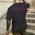 BrkA Symbole Ticker T-shirt imprimé au dos Cadeaux pour lui