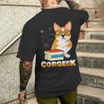 Cadeau Amusant Pour Les Amateurs De Livres Corgeek Corgeek T-shirt imprimé au dos Cadeaux pour lui