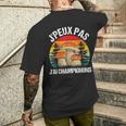 Champignon J'peux Pas J'ai Champignons Drôle Cèpes T-shirt imprimé au dos Cadeaux pour lui