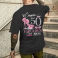 Chapter 50 Fabulous Since 1975 50Th High Heels Birthday Quee T-Shirt mit Rückendruck Geschenke für Ihn