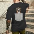 Chien Grand Bouvier Suisse En Poche Dog In Pocket T-shirt imprimé au dos Cadeaux pour lui