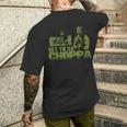 Get To The Choppa T-Shirt mit Rückendruck Geschenke für Ihn