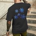 Cold Snowflakes Winter T-Shirt mit Rückendruck Geschenke für Ihn