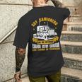 Conductor De Camión Grande Semirremolque Conductor Camiseta Hombre Estampado Espalda Regalos para él