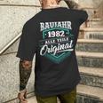 Construction Year 1982 All Parts Original Birthday T-Shirt mit Rückendruck Geschenke für Ihn