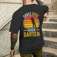 Cool Opas Going Dart Grandpa Dart T-Shirt mit Rückendruck Geschenke für Ihn