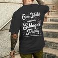 Coole Muttis Machen Schlagerparty Outfit Sexy Schlager Party T-Shirt mit Rückendruck Geschenke für Ihn