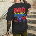Dad Of The Birthday Boy Matching Spider Family Birthday Men's T-shirt Back Print Gifts for Him