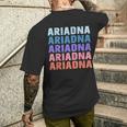 Divertido Regalo Nombre Ariadna Personalizado Primer Nombre Camiseta Hombre Estampado Espalda Regalos para él