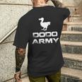 Dodo Army T-Shirt mit Rückendruck Geschenke für Ihn