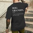 Dog Grandpa Lustige Hunde-Opa-Definition Father's Day T-Shirt mit Rückendruck Geschenke für Ihn