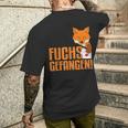 Doppelkopf Card Game Foxes Catch T-Shirt mit Rückendruck Geschenke für Ihn