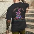 Dragon Colorful Yarn Eggs Just So We Are Clear Yarn Is Mine Men's T-shirt Back Print Gifts for Him