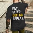 Eat Sleep Répétition De Guitare – Cadeau Pour Guitariste Et Amateur De Guitare T-shirt imprimé au dos Cadeaux pour lui